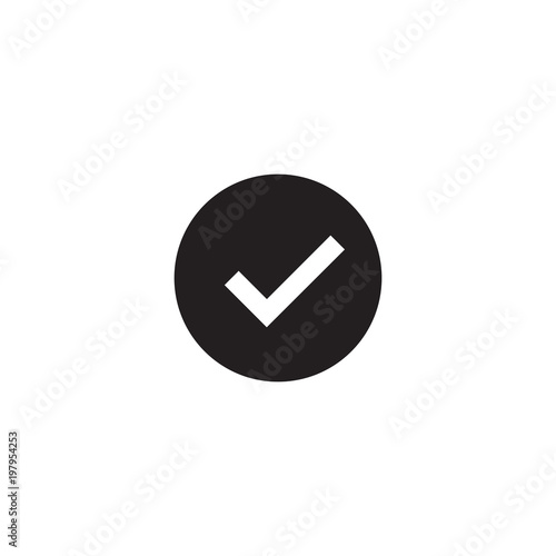 check icon. sign design