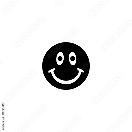 smile icon. sign design