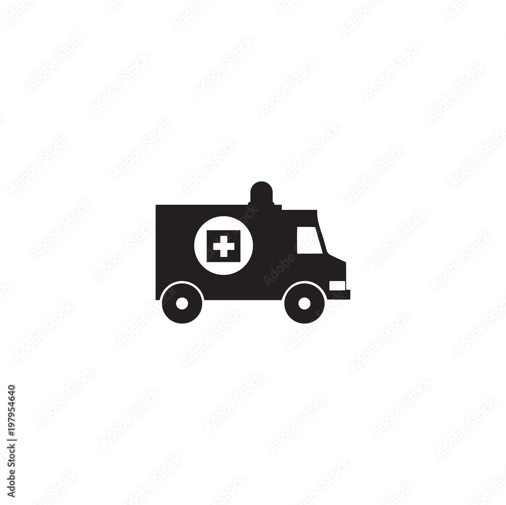 ambulance icon. sign design