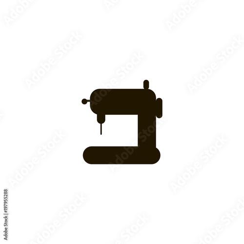 sewing machine icon. sign design