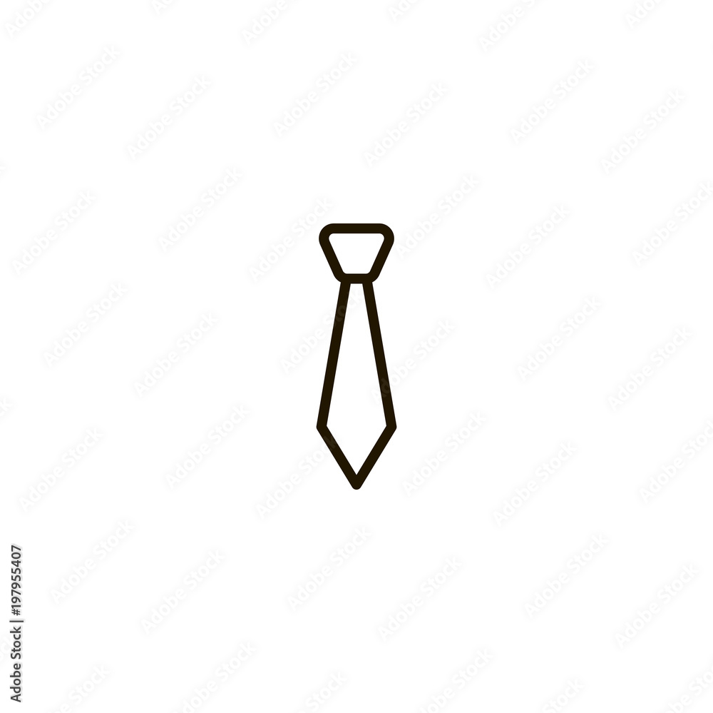tie icon. sign design tie icon. sign design
