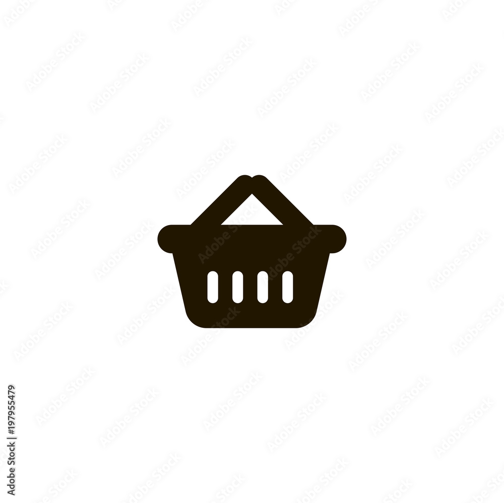 basket icon. sign design basket icon. sign design