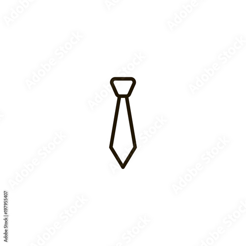 tie icon. sign design