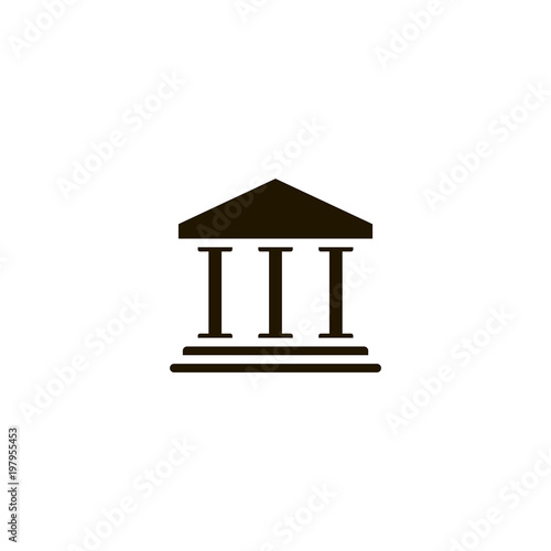court icon. sign design