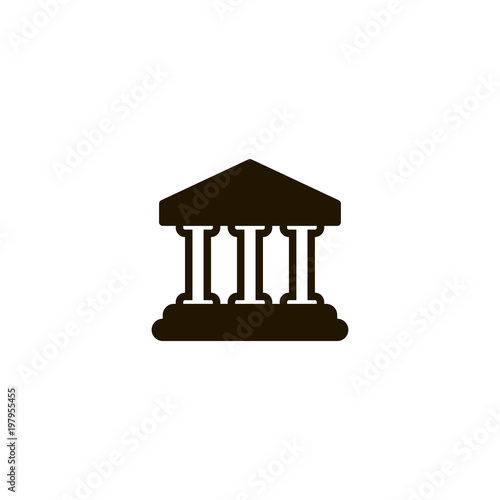 court icon. sign design