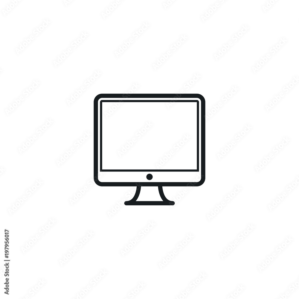 monitor icon. sign design monitor icon. sign design
