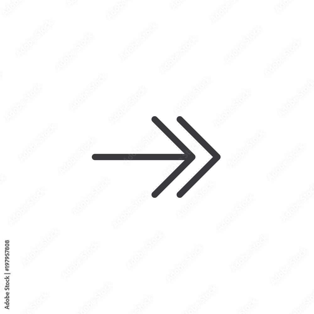 Arrow Icon. isolated perfect pixel with flat style in white background for UI, app, web site, logo. Vector illustration. Arrow Icon. isolated perfect pixel with flat style in white background for UI, app, web site, logo. Vector illustration.