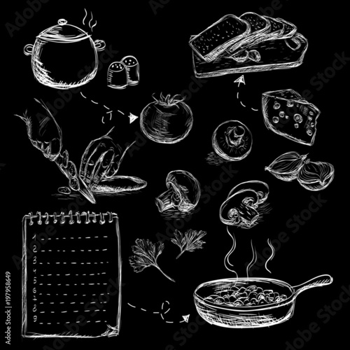 sketch products kitchenware cooking
