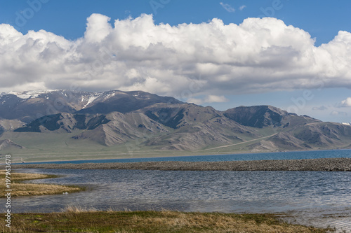 Scenery of Sailimu lake, Xinjiang