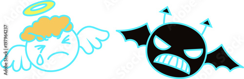 Fighting Mini Angel and Mini Demon 2