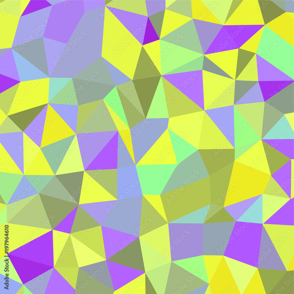 Fototapeta premium Polygon-style square background 4