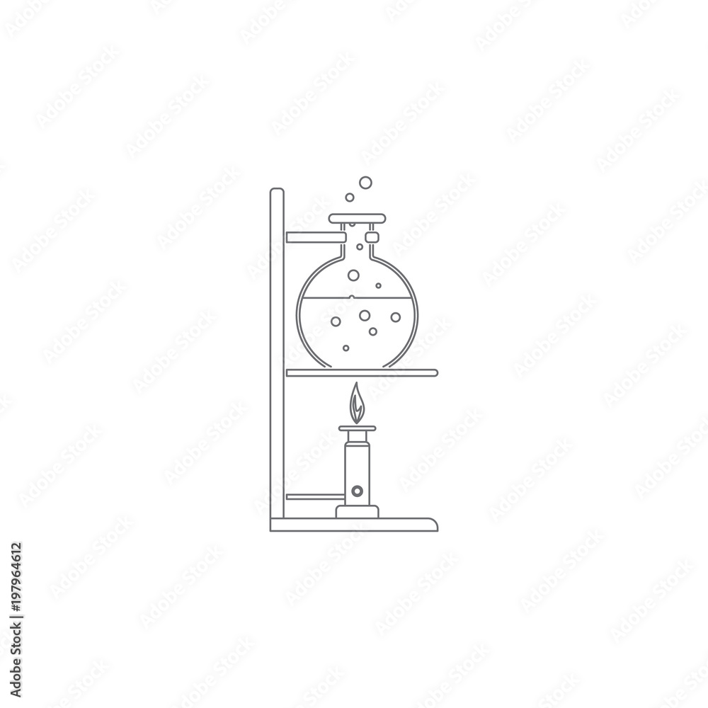 laboratory gas burner and glass icon. Simple element illustration. laboratory gas burner and glass symbol design template. Can be used for web and mobile laboratory gas burner and glass icon. Simple element illustration. laboratory gas burner and glass symbol design template. Can be used for web and mobile