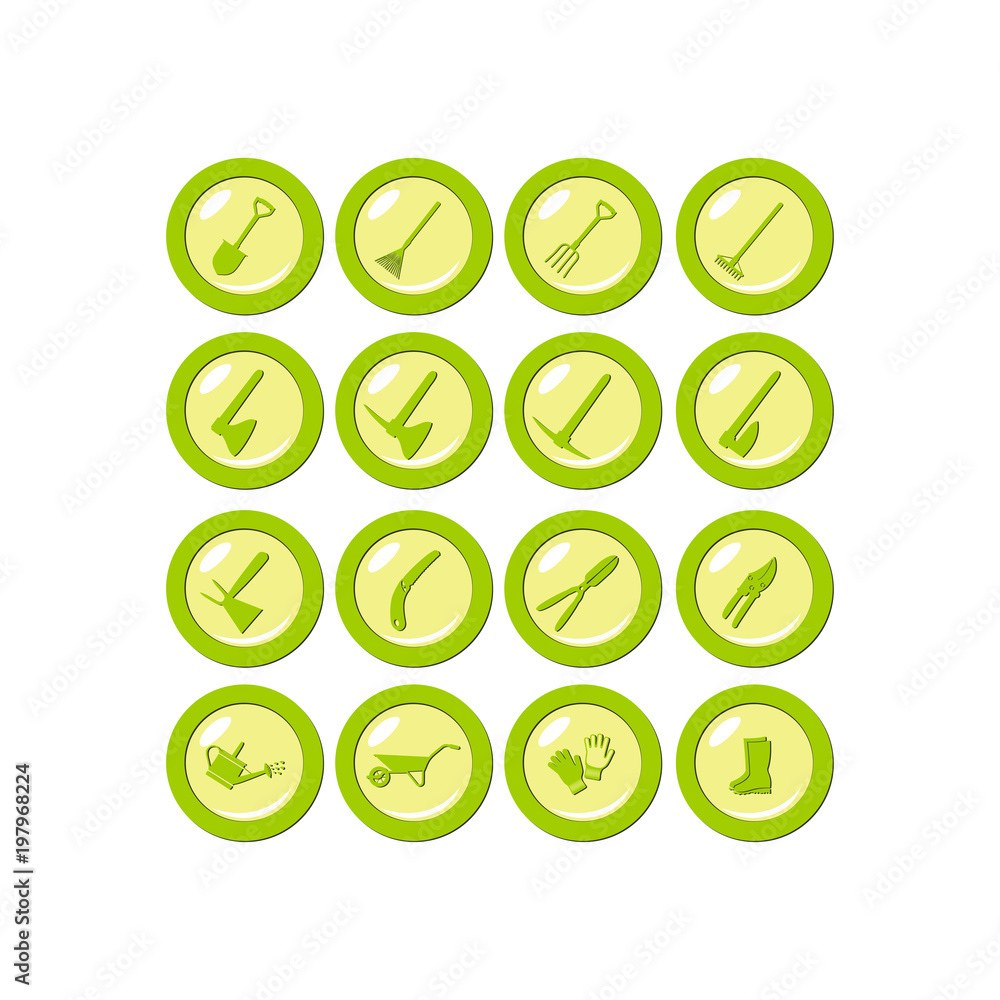 Tools icon. Flat vector icon set Tools icon. Flat vector icon set