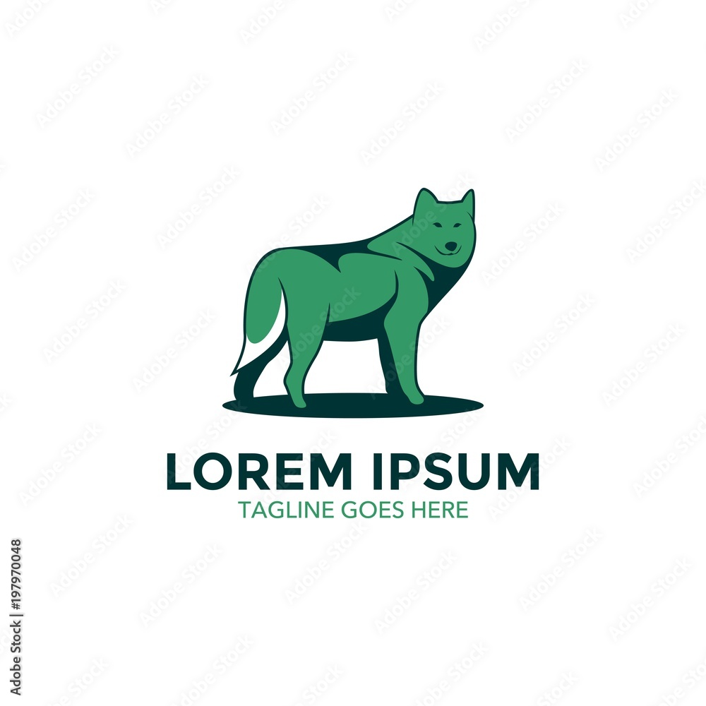 Unique Wolf Logo