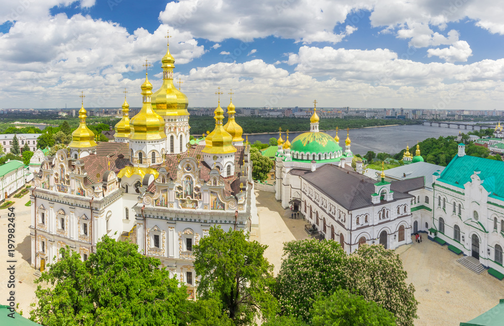 Assumption Cathedral and Refectory Church of Kyiv Pechersk Lavra, Ukraine
