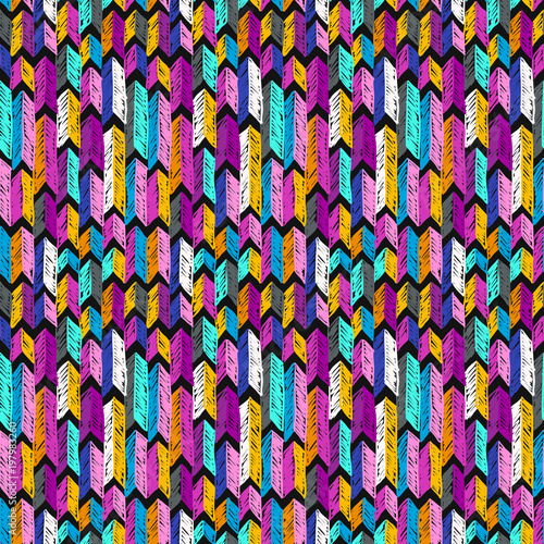 Sketch arrows pattern doodle tribal ornament colorful 2