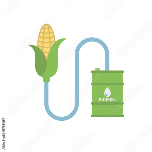 Biofuel - Biomass Ethanol, Made from Corn.