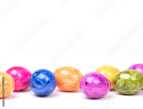 Painted eggs, easter