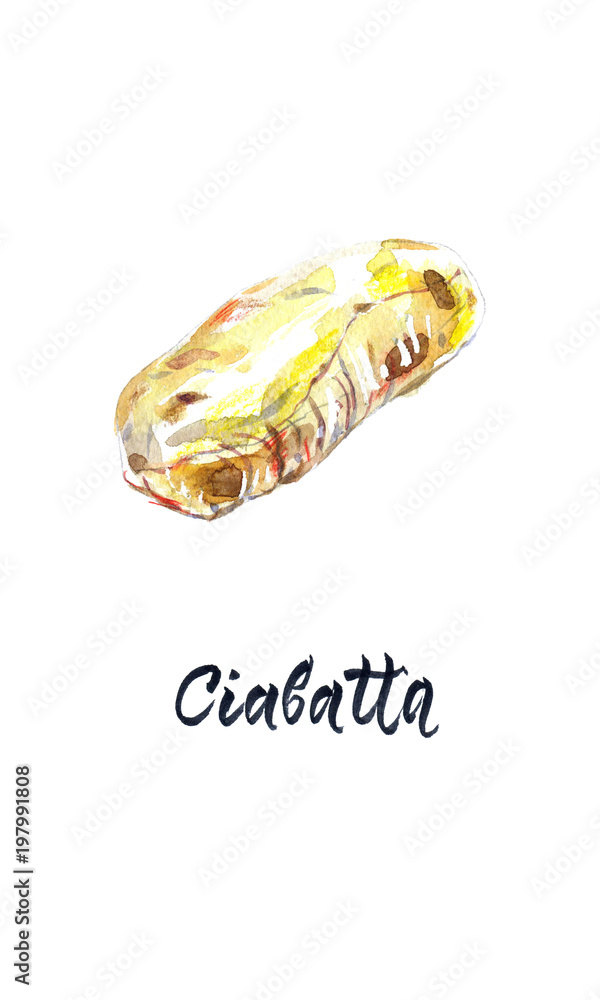 Freshly baked loaf of traditional Italian bread ciabatta with cheese, olives and vegetables Freshly baked loaf of traditional Italian bread ciabatta with cheese, olives and vegetables
