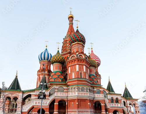 St. Basil s Cathedral on red square in Moscow