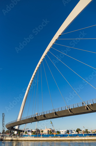 Dubai Water Canal arch bridge