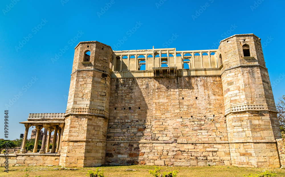 Rana Kumbha Palace, the oldest monument at Chittorgarh Fort - Rajastan, India