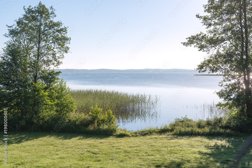 Morning at Aluksne lake, Latvia. Morning at Aluksne lake, Latvia.