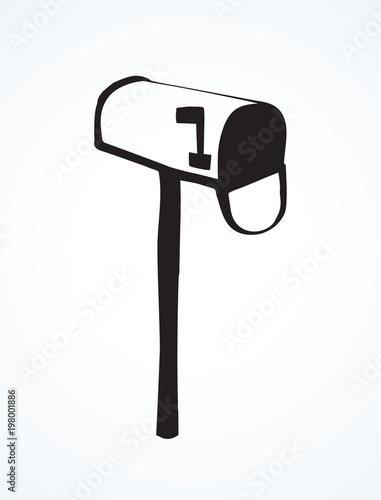 Mailbox. Vector drawing