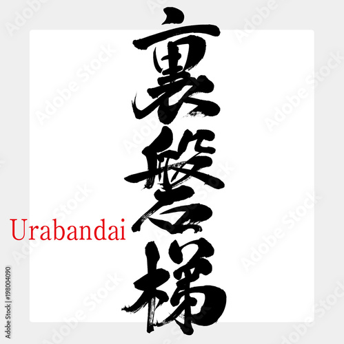 裏磐梯・Urabandai（筆文字・手書き）