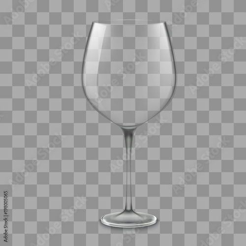 empty wine glass