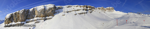 Obraz na płótnie Ifen - Winter - Allgäu - Walsertal - Oberstdorf - Panorama