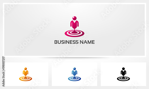 Leader Influence Inspire Ripple Logo