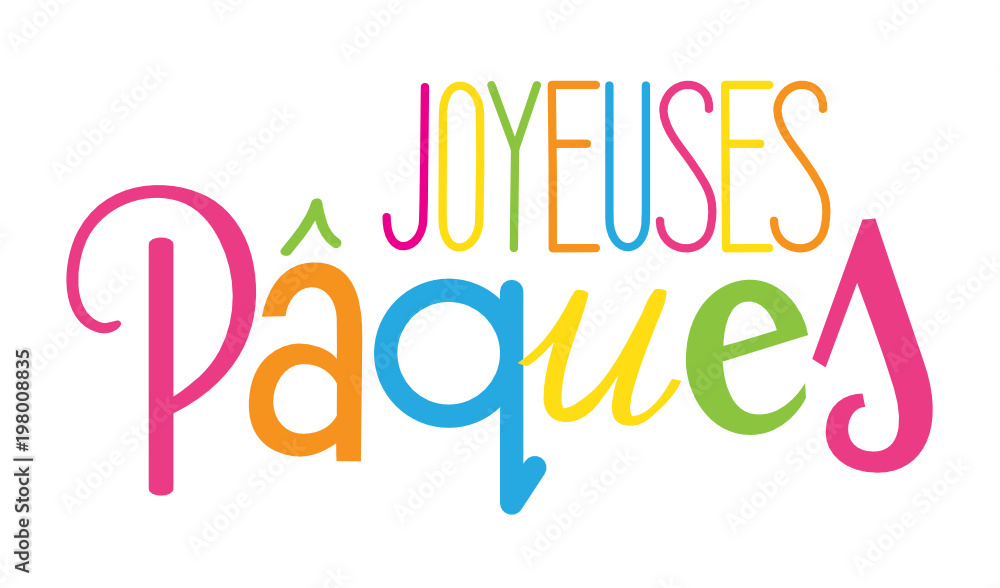 Bannière « JOYEUSES PAQUES »