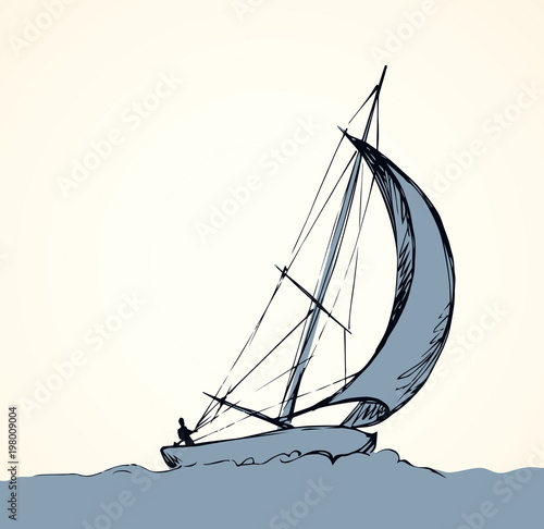 Suitcase. Vector drawing