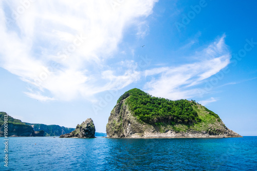 積丹 観光船からの景色 宝島