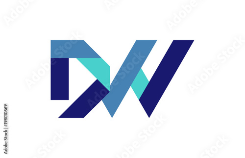 DW Ribbon Letter Logo Free Download DW Ribbon Letter Logo - GFXLoad