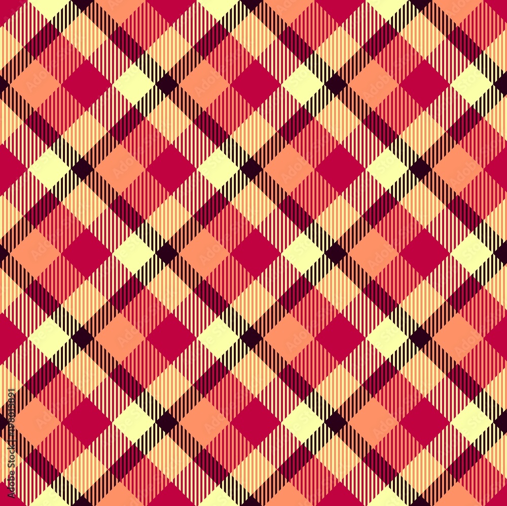 Seamless tartan vector pattern