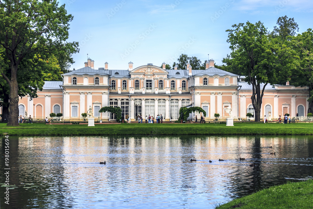 The Chinese Palace of park-ensemble Oranienbaum in Lomonosov, St. Petersburg, Russia.