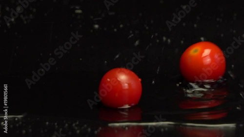 Cherry Tomatoes falling