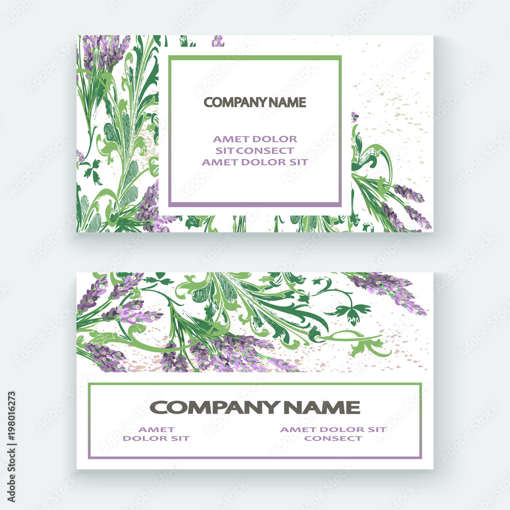 Lavender floral pattern cover design. Hand drawn creative flower. Elegant trendy background blossom greenery branche. Graphic illustration wedding, invitation, poster, greeting card, cover vector