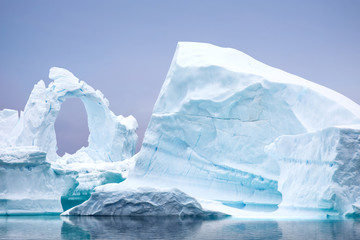 Poster Antarctica IJsformaties bij Gerlache Straat  © Lorraine Kourafas