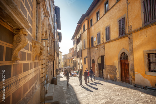 Street in Arezzo, Italy photo