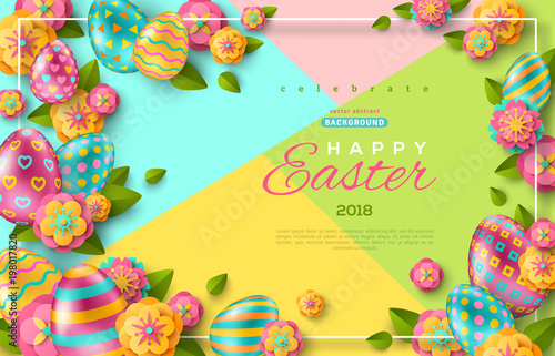 Easter flyer template