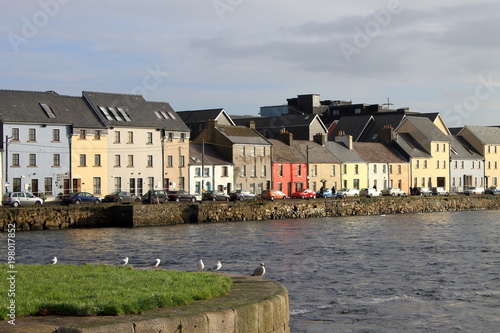 Coastal houses in Galway, Ireland