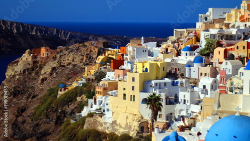 Santorini Island. Traditional Greek Architecture