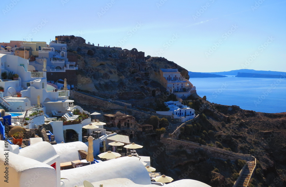 Fototapeta premium Caldera View in Santorini, Greece