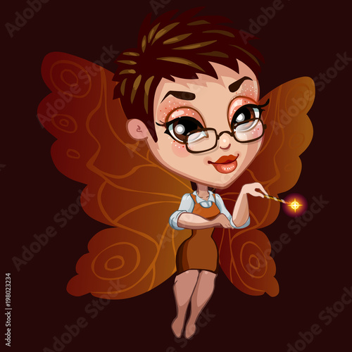 beautiful fairy with wings