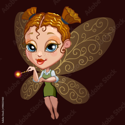 beautiful fairy with wings