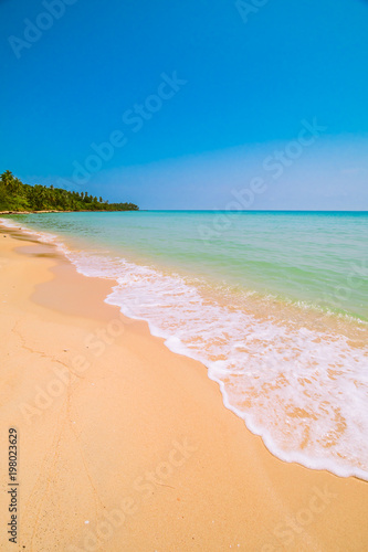 Beautiful paradise tropical beach and sea