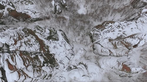 Aerial Shot of Belogradchik Rocks / Bulgaria